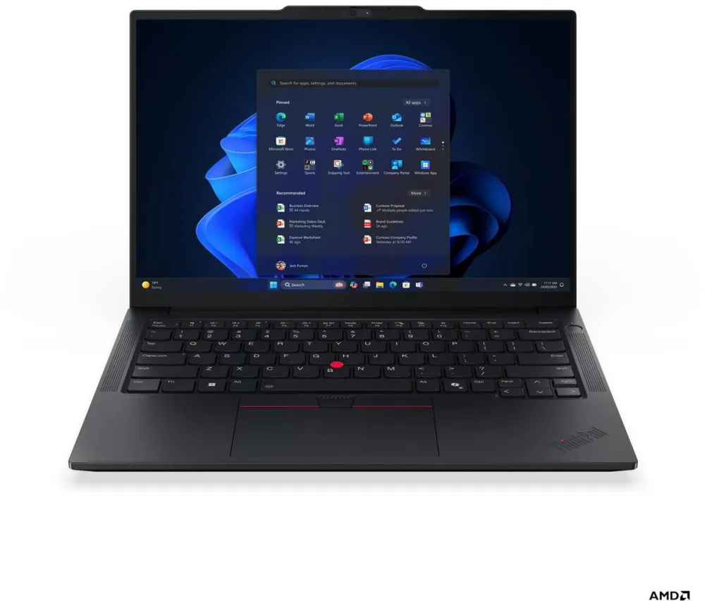 Lenovo ThinkPad E14 Gen 7 14 WUXGA AMD R7 250/16GB/512GB/AMD Radeon 780M/WIN11 Pro/Nordic Backlit kbd/Black/FP/3Y Warranty