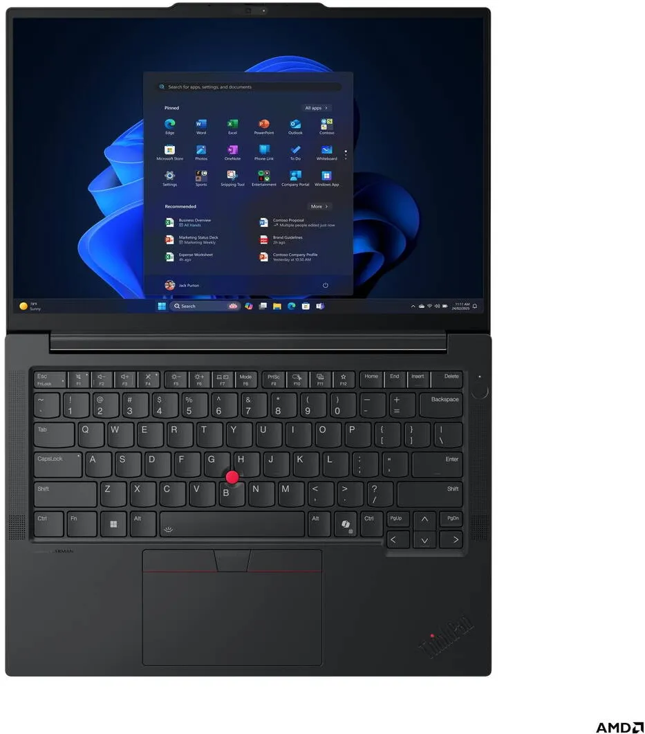 Lenovo ThinkPad E14 Gen 7 14 WUXGA AMD R7 250/16GB/512GB/AMD Radeon 780M/WIN11 Pro/Nordic Backlit kbd/Black/FP/3Y Warranty