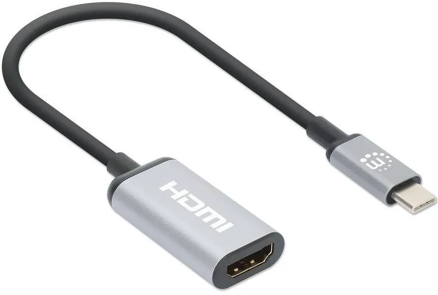 Adaptor MANHATTAN 4K@60Hz USB 3.2 Typ C la HDMI-15cm Kabel