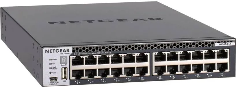 Switch Netgear M4300-24X 24x10GB Stackable Managed (XSM4324CS)