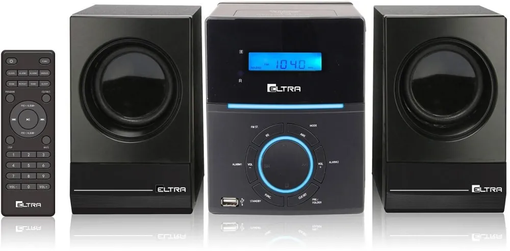 Eltra Hi-Fi tower Neptun Blue BT CD USB