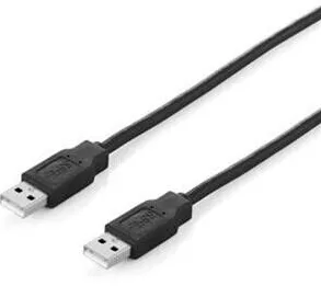 EQUIP Equip USB Kabel 2.0 A -> A       St/St  3.00m 480Mbps     sw Polybeutel