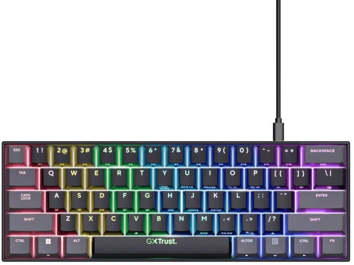 Tastatura TRUST GXT 867 Acira Mecanica Black