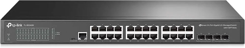Switch TP-Link Omada 24-Port Gigabit L2+ Managed with 4 SFP Slots