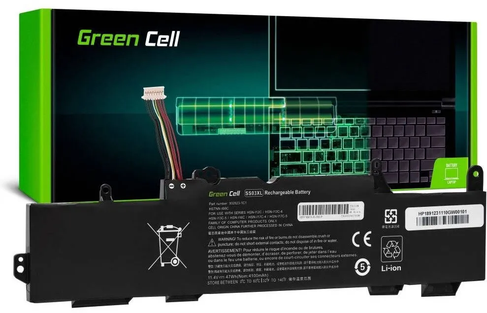 Acumulator Laptop Green Cell HP EliteBook 735 G5 G6 745 G5 G6 830 G5 G6 836 G5 840 G5 G6 846, 4100mAh, HP189 Green Cell