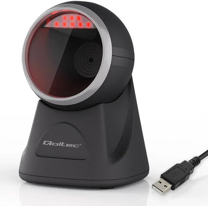 Scanner cod de bare QOLTEC 50879 cu fir USB