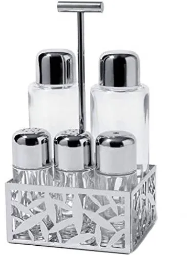Alessi Set 5 piese pentru condimente, Cactus, Alessi