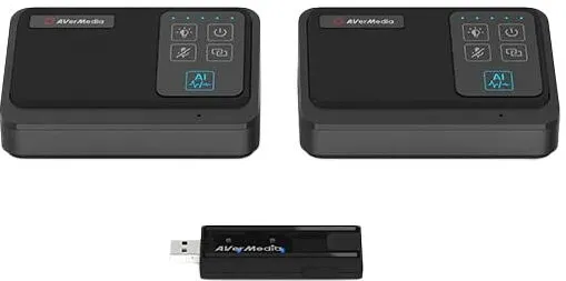 Microfon AVERMEDIA Kit 2 microfoane wireless suplimentare AverMedia AW111