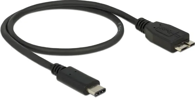 DELOCK 83676, USB-C cable - Micro-USB Type B to USB-C - 50 cm