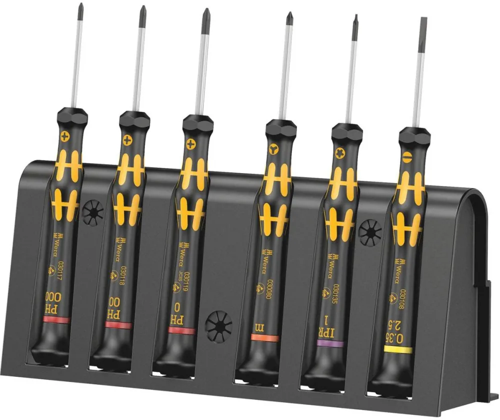 WERA 1550/6 ESD Electrician Set Surubelnite + Rack