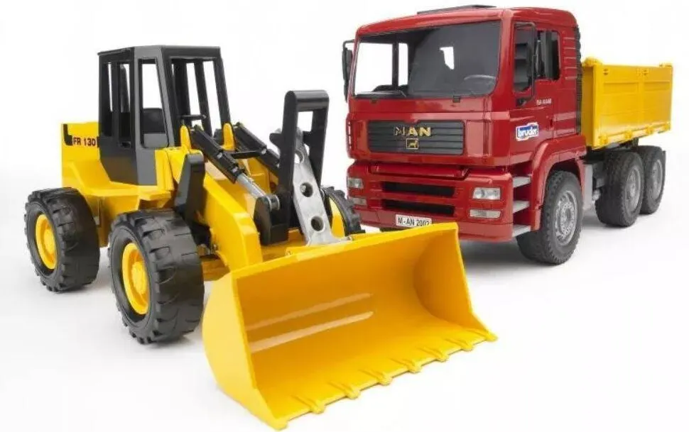Masinuta BRUDER MAN TGA Truck wit h loader