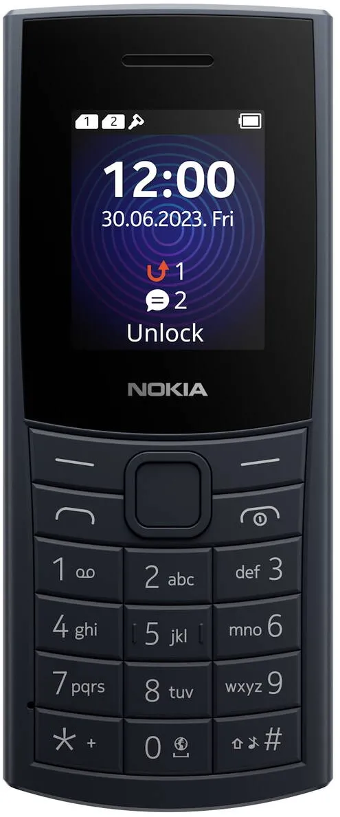 Telefon Mobil NOKIA 110 4G (2024), Dual SIM, Midnight Blue