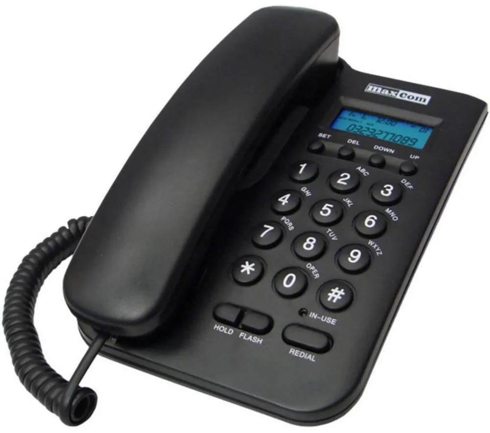 Telefon Fix Maxcom Telefon cu fir Maxcom KXT100, Black
