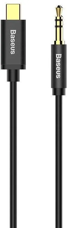 Baseus Cablu audio, Baseus, USB-C, Jack de 3,5 mm, 1,2 m, negru
