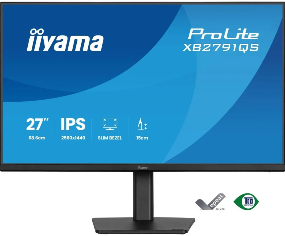 Monitor Iiyama ProLite X2791QS-B1, 27", 2560x1440, LED, IPS, Negru