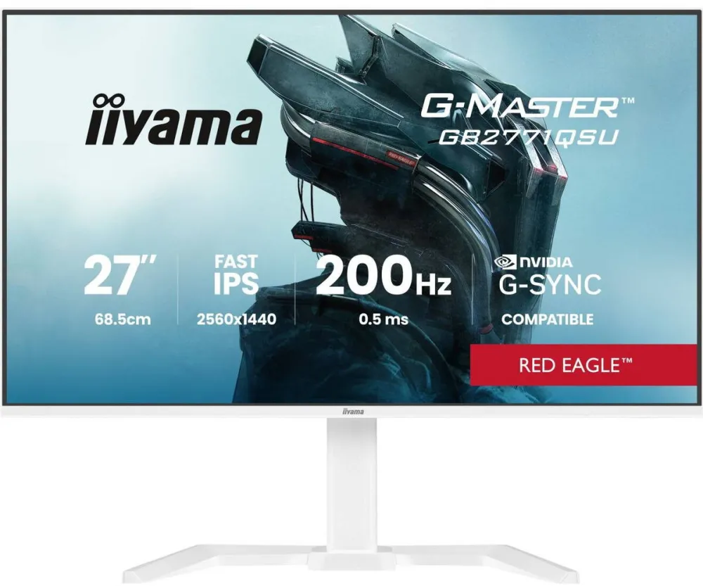 Monitor IIyama Monitor Iiyama G-Master GB2771QSU-W1 27", QHD, 200Hz, Alb