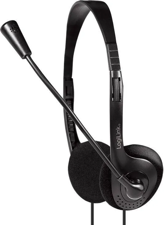 Casti Over-Head Logilink Casti stereo, LogiLink, HS0055, Negru