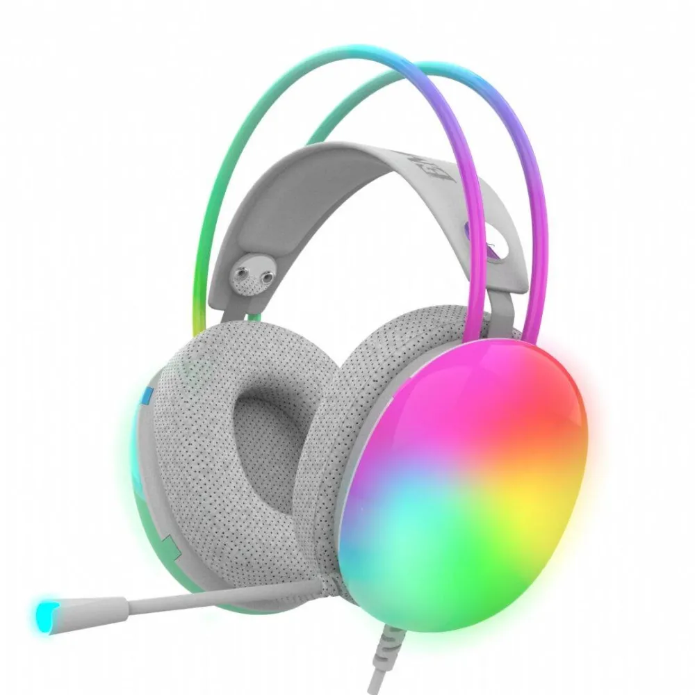 Casti Over-Head INCA Casti pentru jocuri, Inca, USB, Gri
