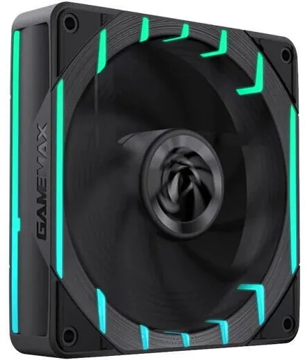Gamemax Ventilator PC Gamemax Tornado T12 ARGB PWM Black