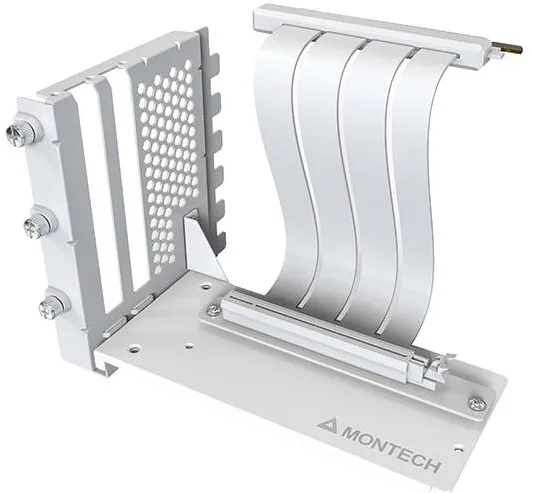Montech Kit riser placa video Montech VGM 2, Alb, PCIe 4.0