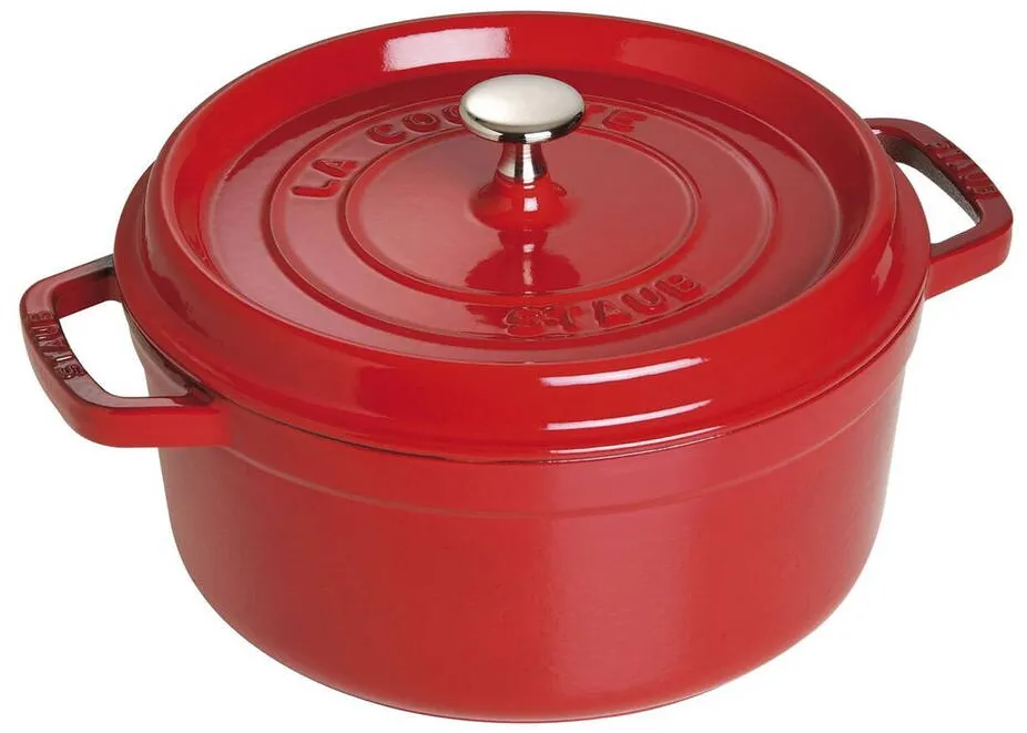 Oala cocotte fonta Staub 26 cm 5.2 L cires