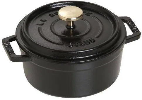 Staub Oala Cocotte fonta, 12cm/0,4L, Black - Staub