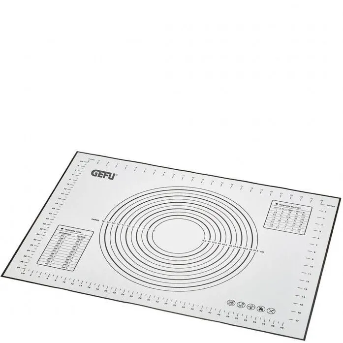 Gefu Plansa pentru aluat, Gefu, Silicon, Alb