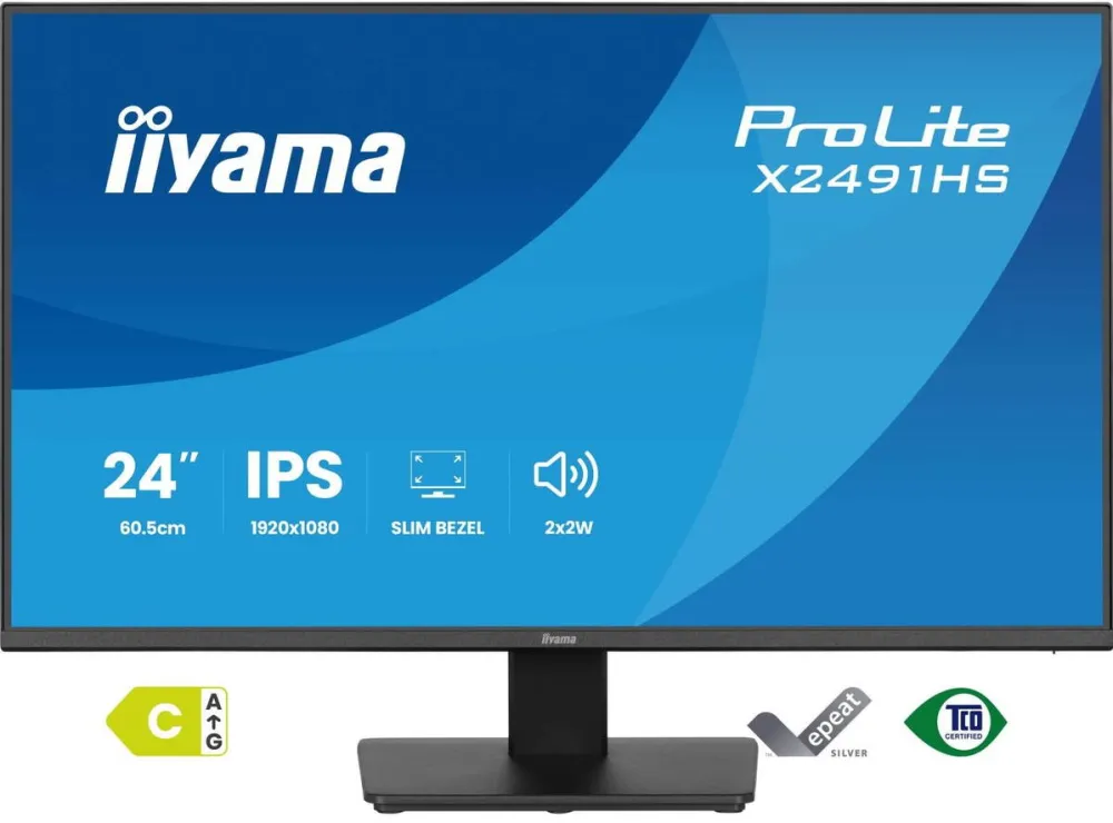 IIYAMA 60,5cm (23,8") X2491HS-B1 16:9 HDMI+DP IPS Speaker