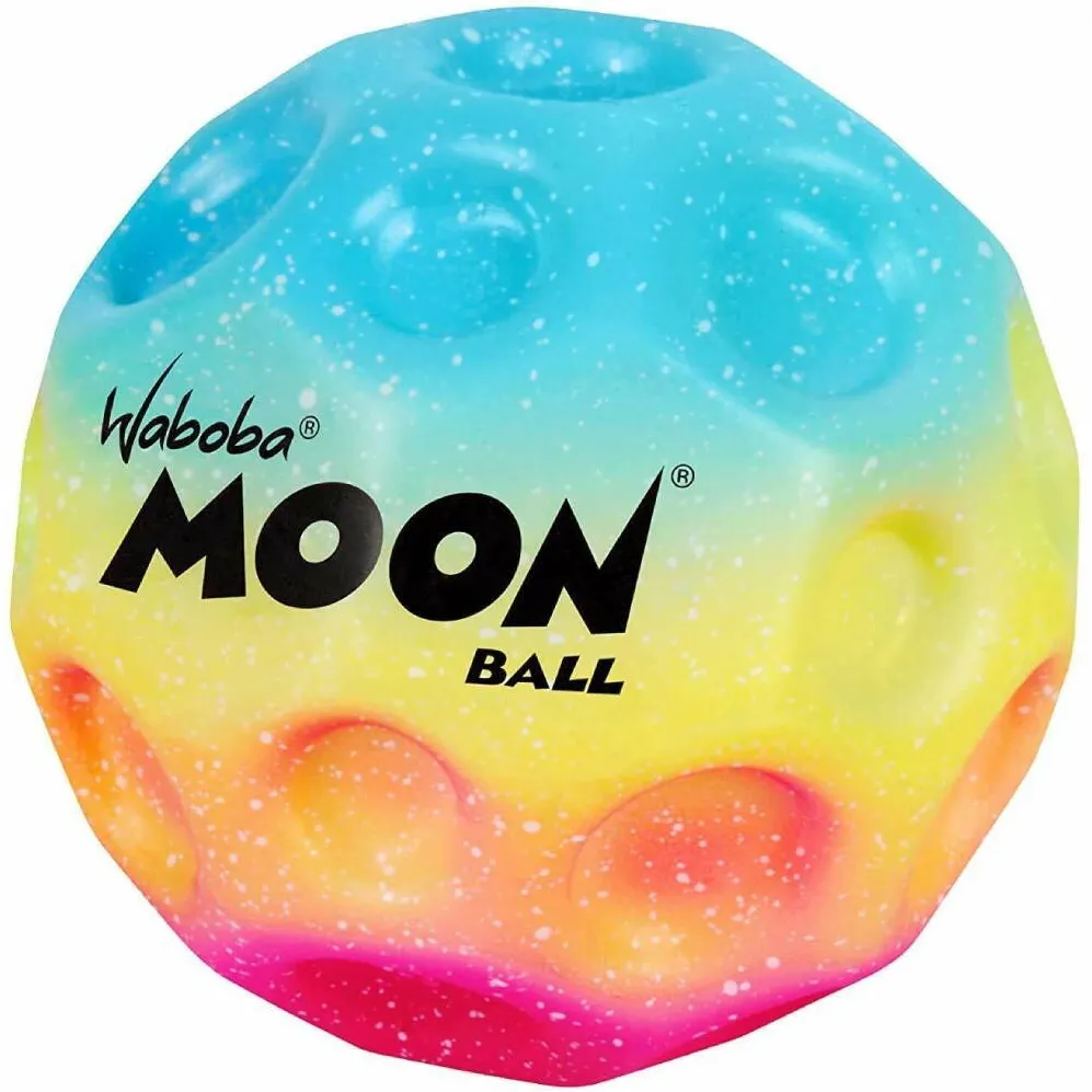 Jucarie creativa Waboba Minge Hiperelastica - Waboba Gradient Moon Ball, Multicolorata