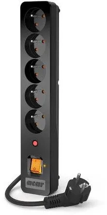 Acar Prelungitor 5 prize 1.5m Black