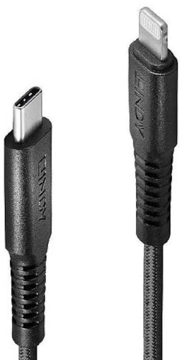Lindy Cablu 3m Type C to Lightning Black
