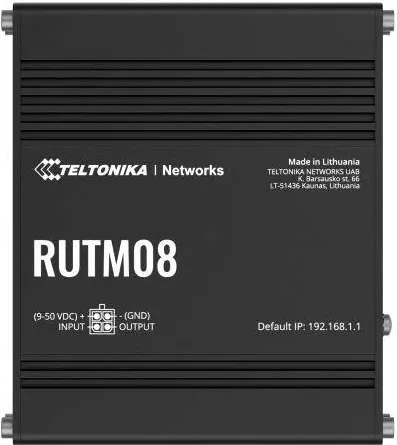 Router TELTONIKA NET ROUTER 10/100/1000M 4PORT/RUTM08 TELTONIKA