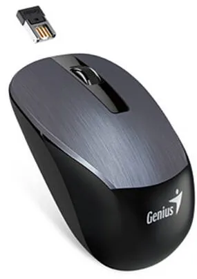Mouse GENIUS MOUSE Genius, "NX-7015", PC sau NB, wireless, 2.4GHz, optic, 1600 dpi, butoane/scroll 3/1, , gri, "31030019400" 45506721(timbru verde 0.18 lei)