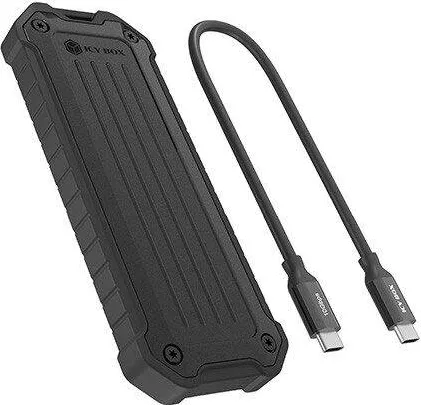 Rack IcyBox Carcasa Hard-disk IcyBox M.2 NVMe/SATA USB 3.2 Gen 2, 10 Gbit/s, rezistenta la socuri si praf