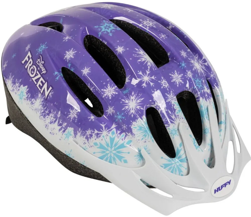HUFFY Casca de protectie pentru copii Huffy Frozen, grafica Elsa si Anna, 50-54 cm