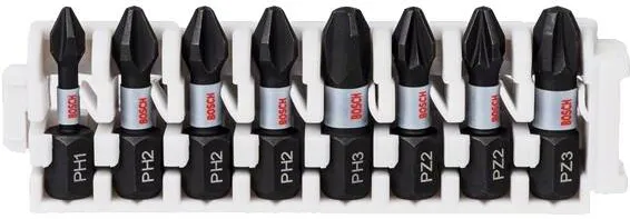 BOSCH 2608522323 - Set capete de insurubare, -, 8 bucati, rezistenta impact