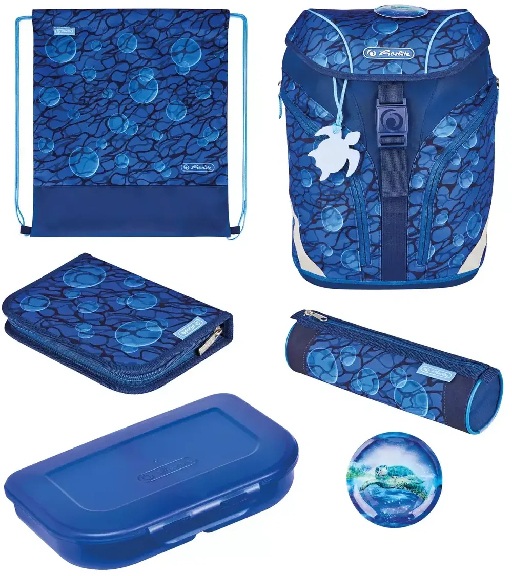 Herlitz Ghiozdan SoftLight Plus GREENline Deep Sea