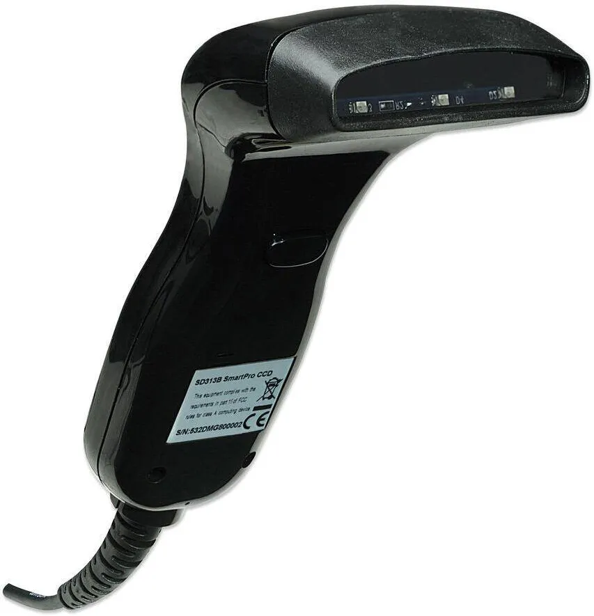 Scanner cod de bare MANHATTAN Kontakt CCD USB 80mm Negru