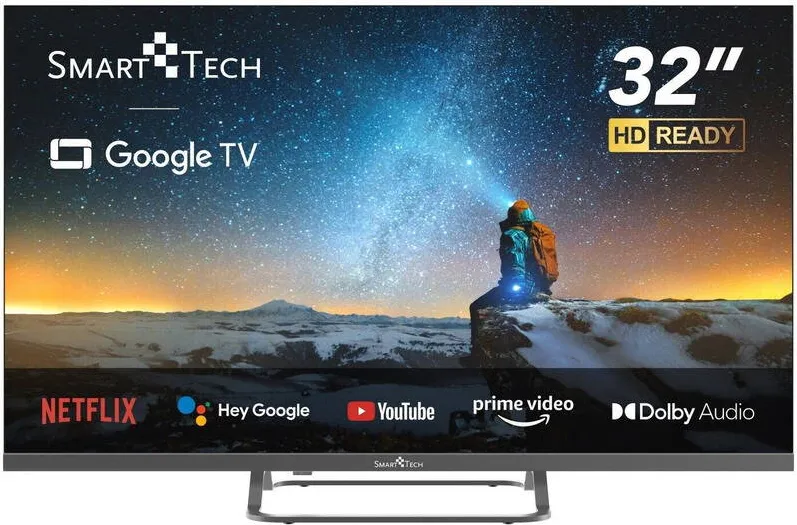 Televizor Smart Tech Smart 32HG01V Seria HG01V 80cm gri HD Ready