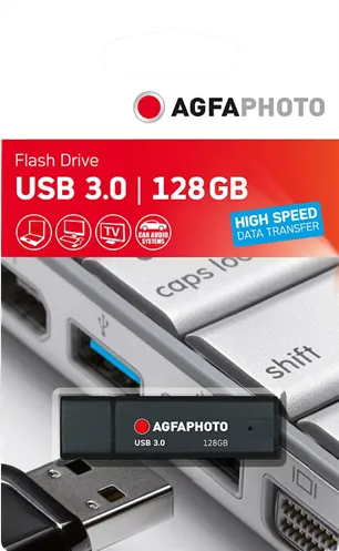Memorie USB AgfaPhoto black 128GB