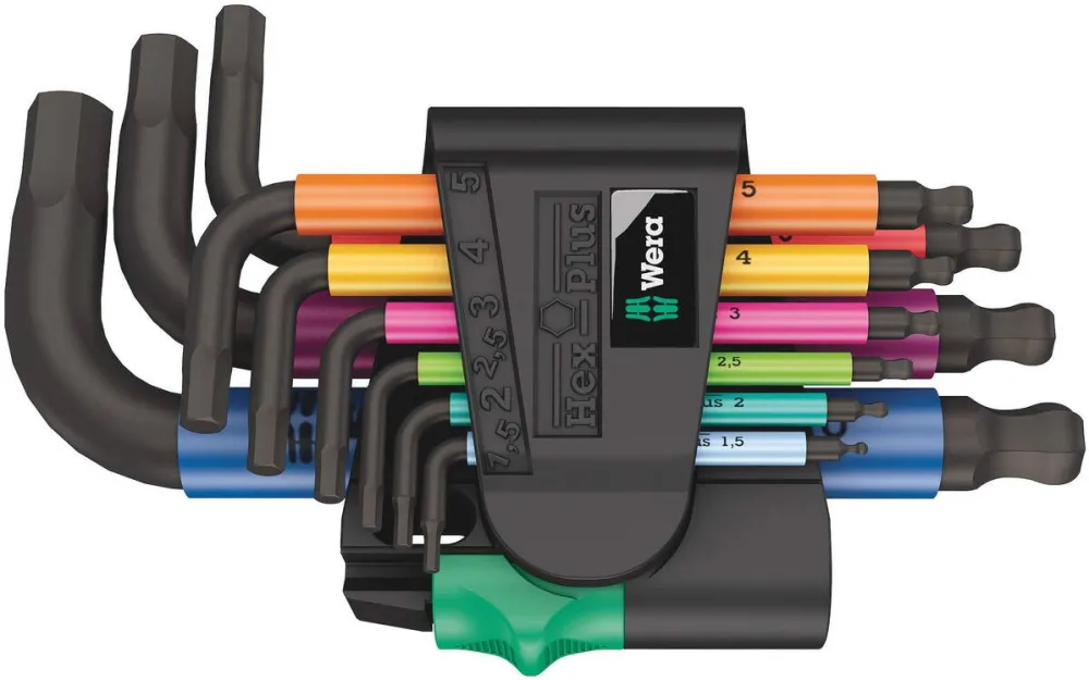 WERA 950/9 Hex-Plus Mulitcolour 2