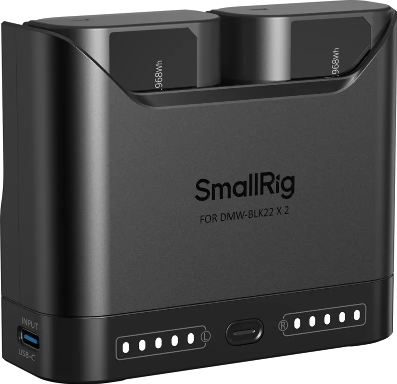 SmallRig 5487 Turbo Charging Kit for DMW-BLK22 Camera Batteries