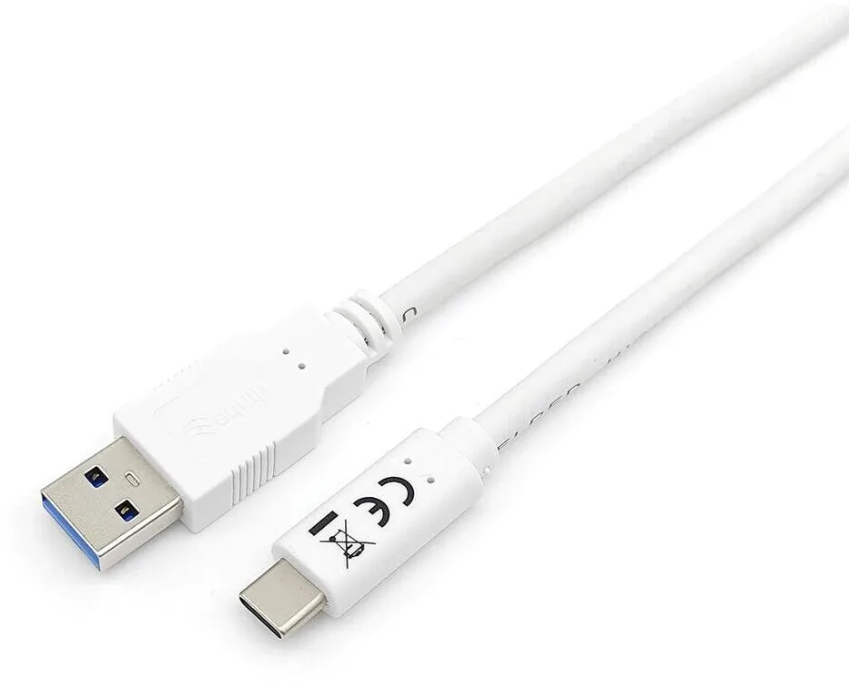 EQUIP Equip USB Kabel 3.2 A -> C       St/St  1.00m 3A/20V      ws