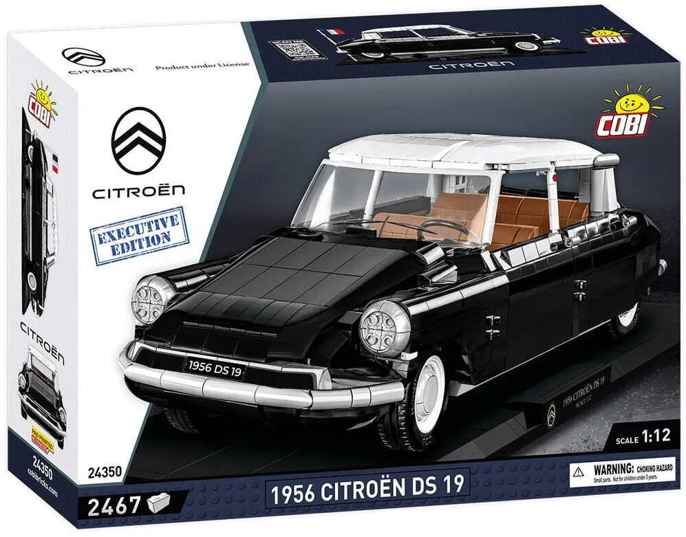 Masina Cobi Set de Construit 1956 Citroen DS 19 Executive Edition, 2467 piese