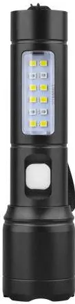 OMEGA Platinet flashlight 5W dual 400LM zoom 50M