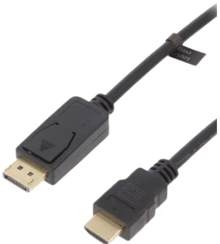 Logilink CABLU video LOGILINK, adaptor DisplayPort (T) la HDMI (T), 5m, conectori auriti, rezolutie maxima 4K UHD (3840 x 2160) l