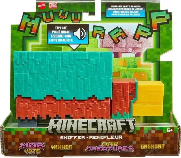 MATTEL Figurina Minecraft, Sniffer cu sunet, 16.8L x 8.25H cm