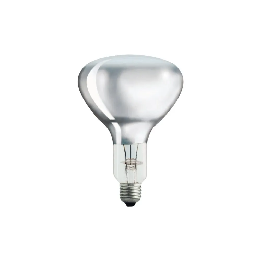 Philips Bec InfraRosu Industrial Philips, E27, 375W, dimabil, incandescent, Clar