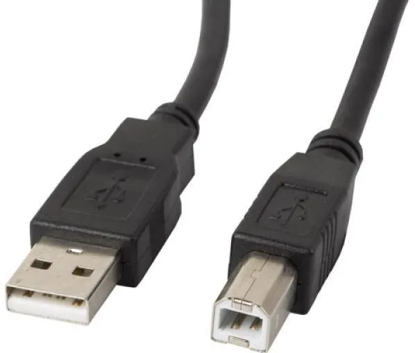 LANBERG cable USB 2.0 AM-BM with ferrite 5m black