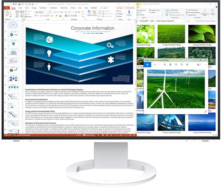 Monitor Eizo 61.0cm (24")   EV2485-WT    16:10 HDMI+DP+USB-C IPS wh.